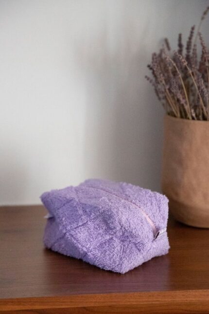 VIOLETTE TERRY COSMETIC BAG medium