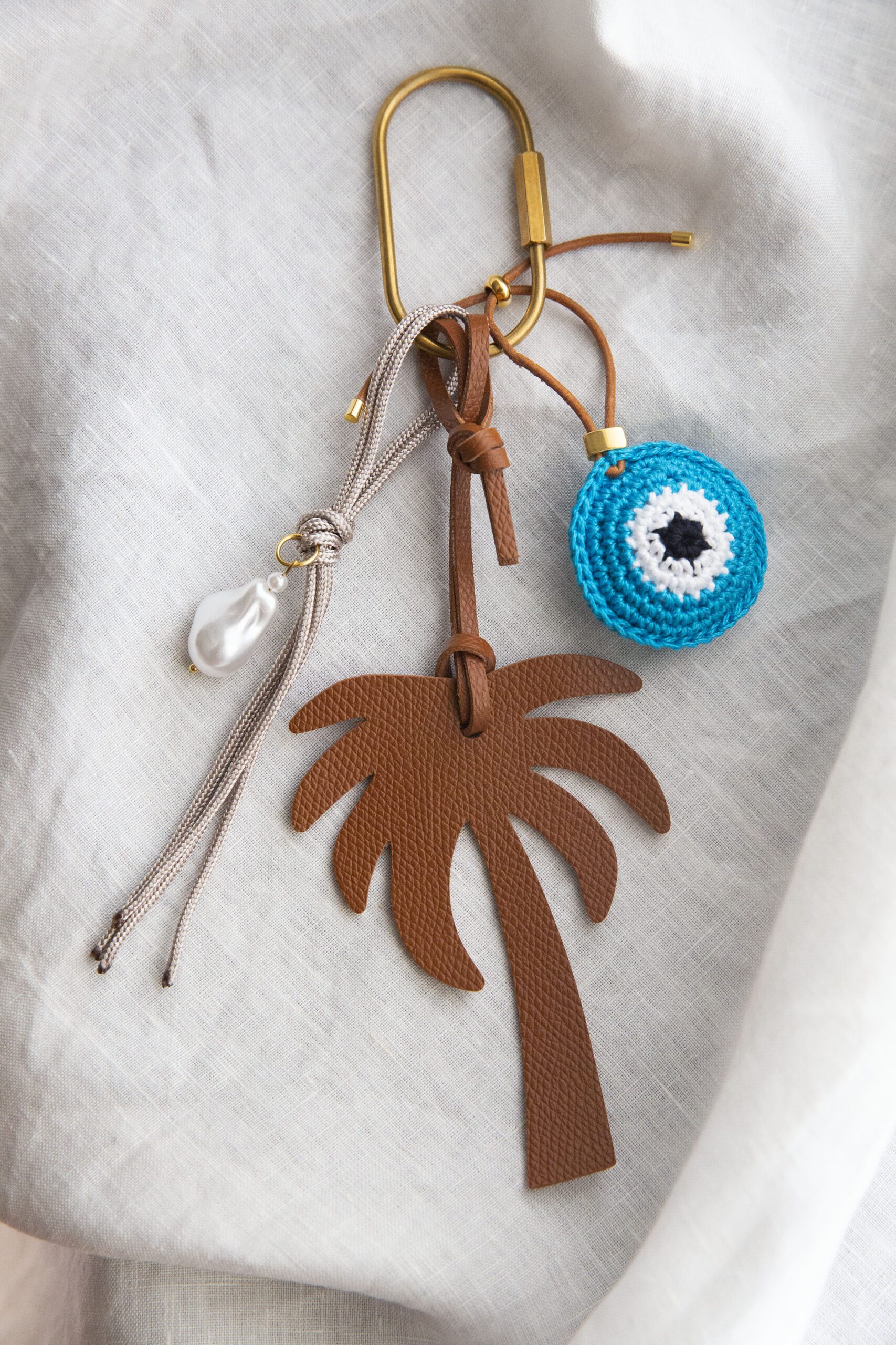 Aqua Palm Tree Charm 1 Aqua Palm Tree Charm - Image 1
