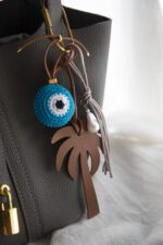 Aqua Palm Tree Charm - Image 2