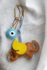 Turquoise Elephant Charm