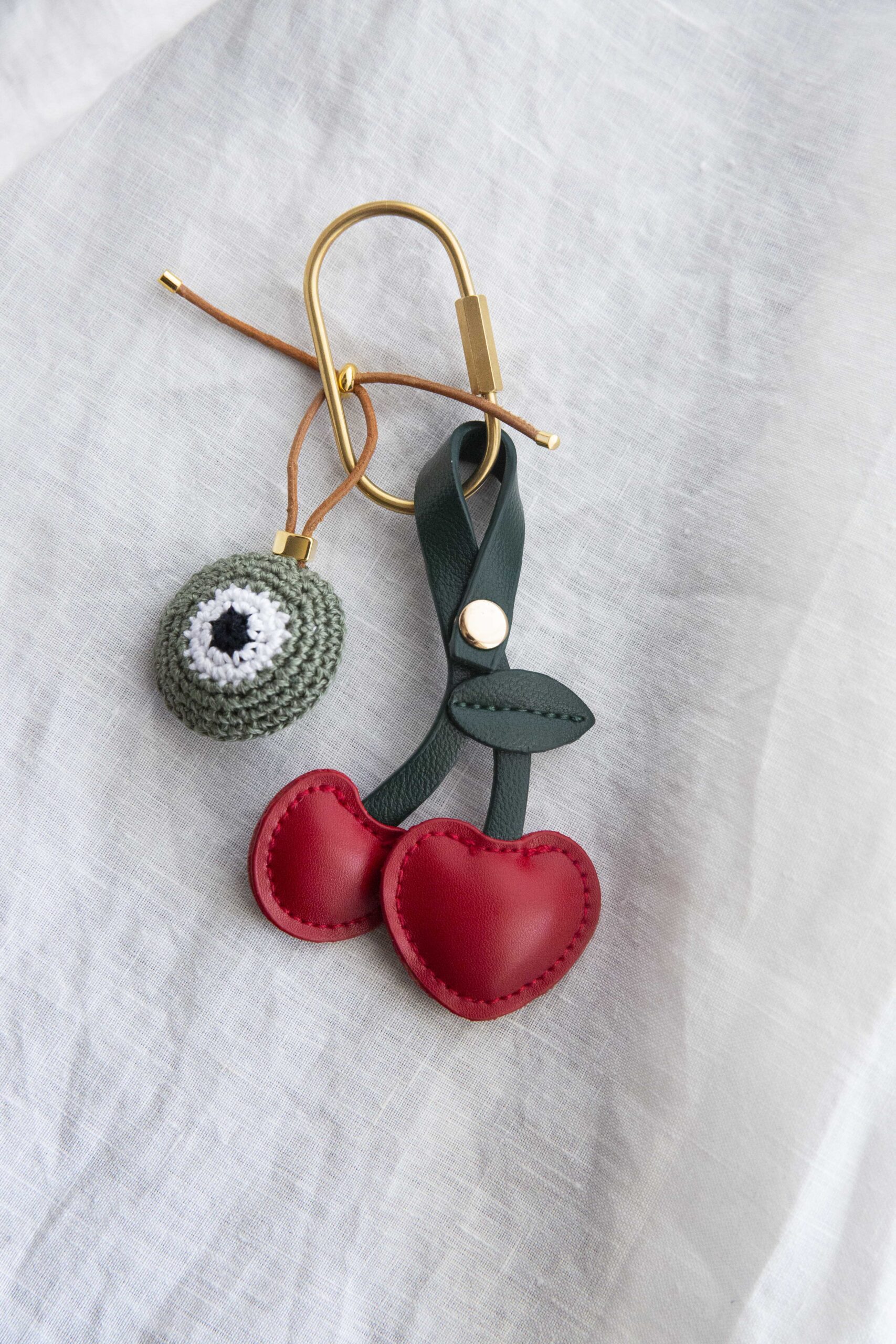 Khaki Cherry Charm 1 Khaki Cherry Charm - Image 1