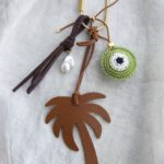 Lime Palm Tree Charm